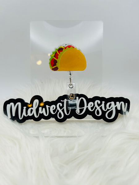 Taco Badge Reel