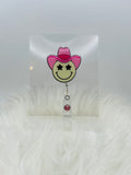 Smile Cowboy Badge Reel/Funny Smile Face Badge Reel/Nurse Badge Reel