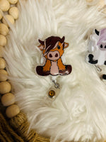 Highland Cow Badge Reel