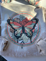 Retro Butterfly Crewneck