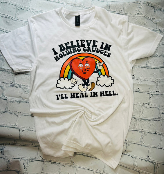 I Believe In Holding Grudges T-Shirt/Funny Shirts