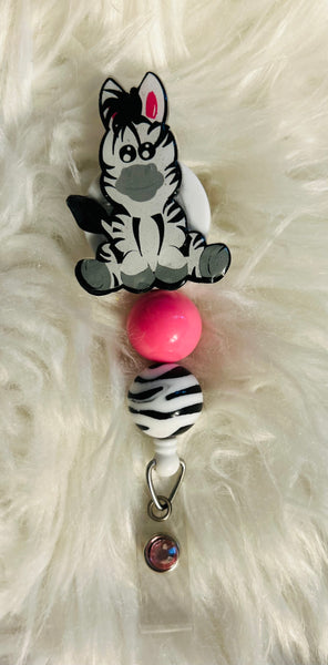 Zebra Badge Reel