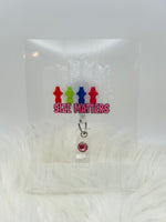 Size does matter Badge Reel