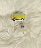 School Bus Badge Reel