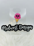 Cubby Ice Cream Cone Badge Reel