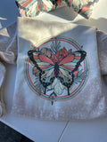 Retro Butterfly Crewneck