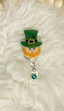 Leprechaun Badge Reel/St Patrick's Day Badge Reel/Seasonal Badge Reel