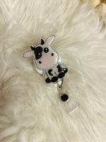 Cow Badge Reel