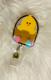 Easter Chick Badge Reel/Chicken Badge Reel/Easter Egg Badge Reel/