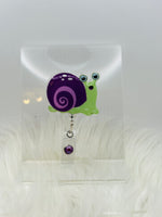 Snail Badge Reel/Animal Badge Reel