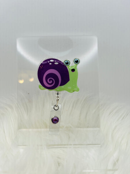 Snail Badge Reel/Animal Badge Reel
