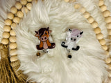 Highland Cow Badge Reel