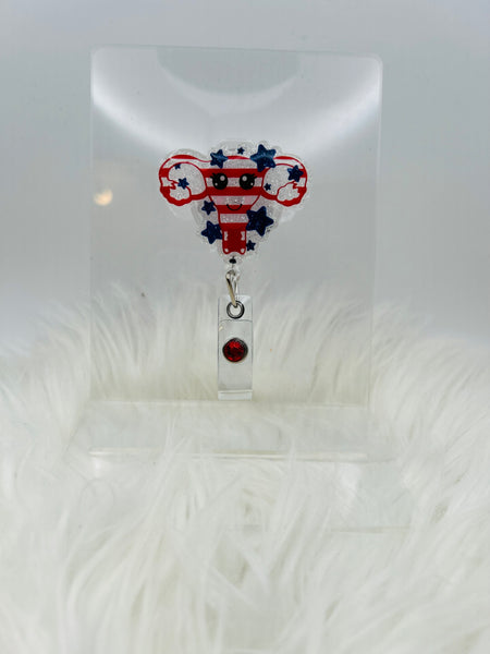 4th of July Fallopian Tubes/OBGYN/Nurse/Nurse Badge Reel/OBGYN Badge Reel