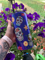 Skulls Customized Tumbler