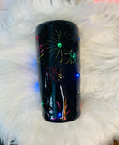 Light Up Firework Tumbler