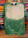 Kelly Green Bleached Tee