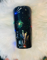 Light Up Firework Tumbler