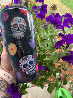 Skulls Customized Tumbler