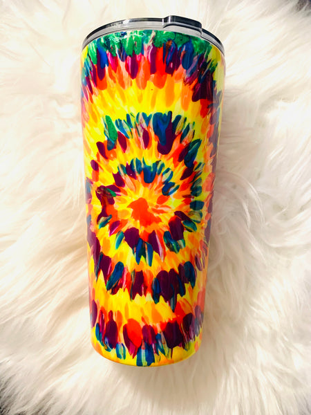 Custom Tie Dye Tumbler