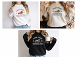 Fresh Farm Christmas Trees/Christmas Tree Crewneck/Christmas Pullover/Farm Truck Sweater